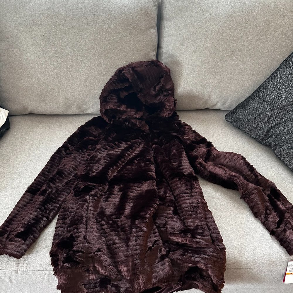 Vince Camuto faux fur coat (new with tags)
